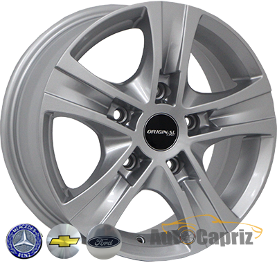 Диски Replica Ford Z1108 S R16 W6.5 PCD5x160 ET50 DIA65.1    